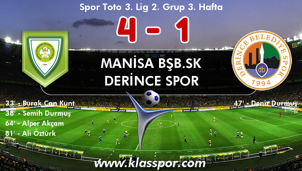 Manisa BŞB.SK 4 - Derince Spor 1