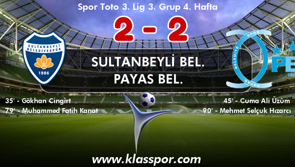 Sultanbeyli Bel. 2 - Payas Bel. 2