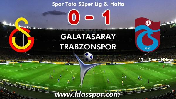 Galatasaray 0 - Trabzonspor 1