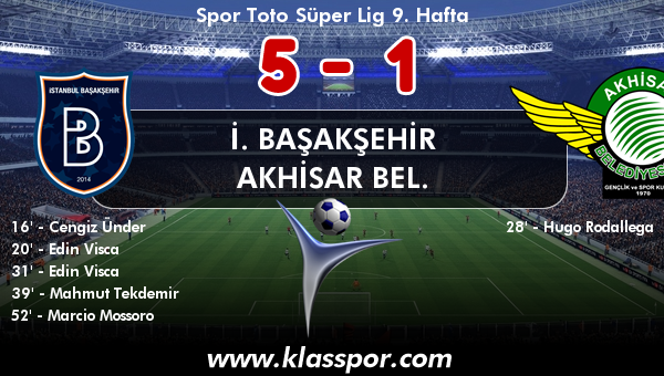 İ. Başakşehir 5 - Akhisar Bel. 1