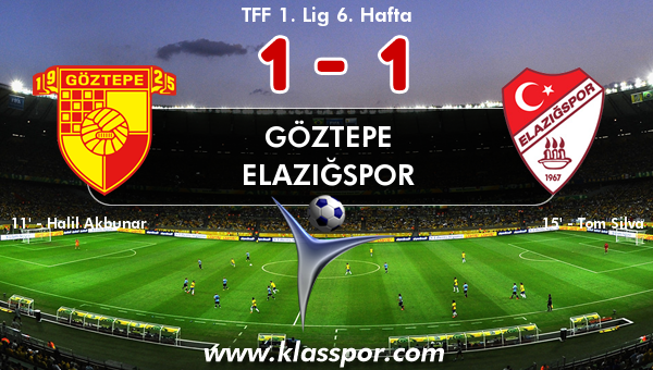 Göztepe 1 - Elazığspor 1