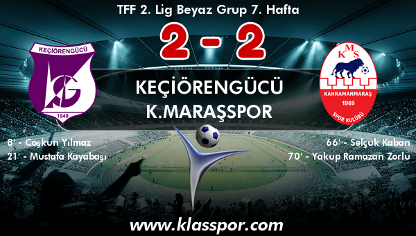 Keçiörengücü 2 - K.Maraşspor 2