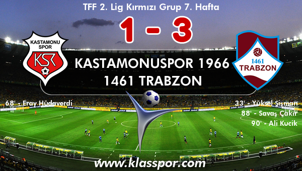 Kastamonuspor 1966 1 - 1461 Trabzon 3