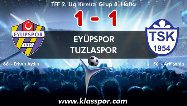 Eyüpspor 1 - Tuzlaspor 1