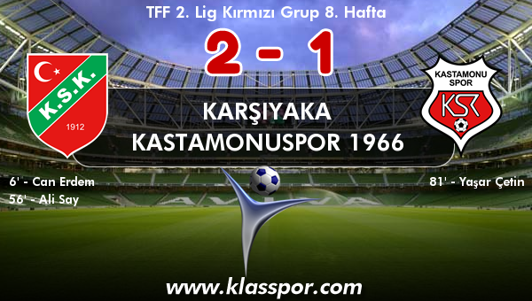 Karşıyaka 2 - Kastamonuspor 1966 1