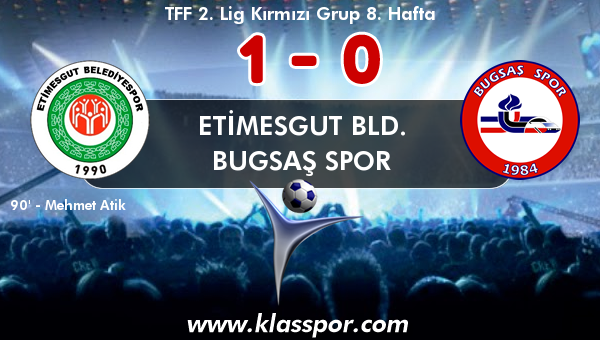 Etimesgut Bld. 1 - Bugsaş Spor 0