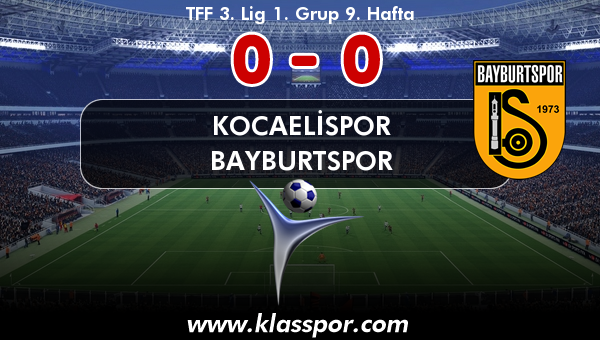 Kocaelispor 0 - Bayburtspor 0