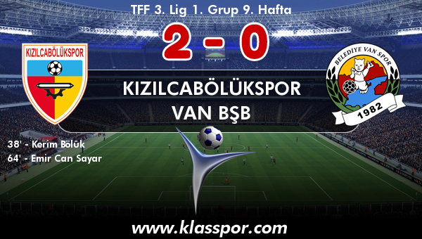 Kızılcabölükspor 2 - Van BŞB 0