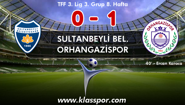 Sultanbeyli Bel. 0 - Orhangazispor 1