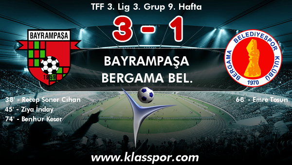 Bayrampaşa 3 - Bergama Bel. 1