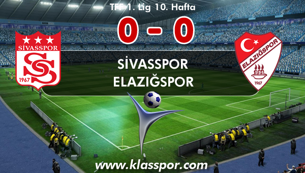 Sivasspor 0 - Elazığspor 0