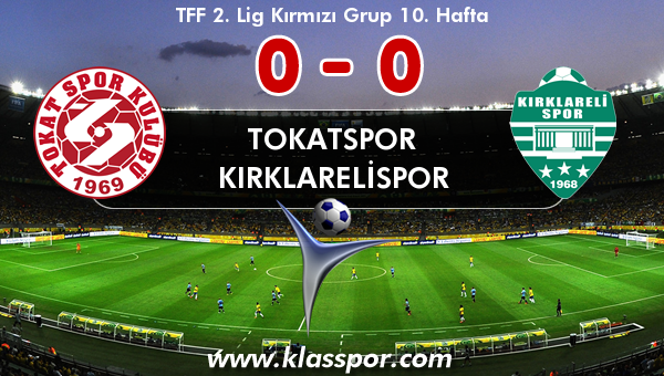 Tokatspor 0 - Kırklarelispor 0