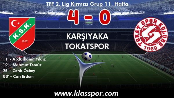 Karşıyaka 4 - Tokatspor 0