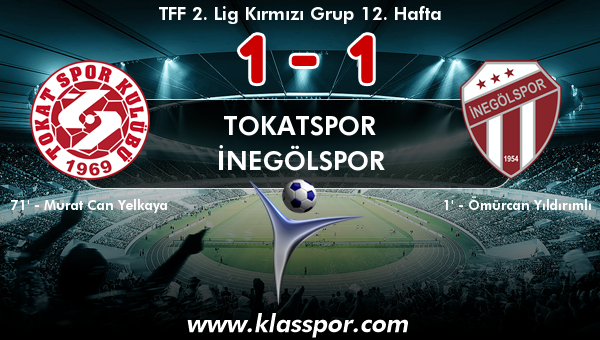 Tokatspor 1 - İnegölspor 1