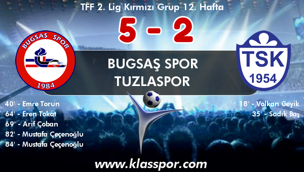 Bugsaş Spor 5 - Tuzlaspor 2