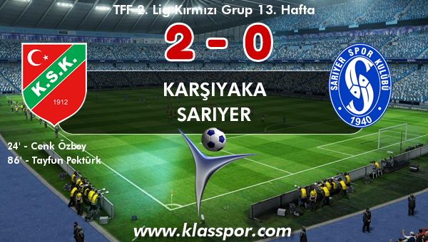 Karşıyaka 2 - Sarıyer 0