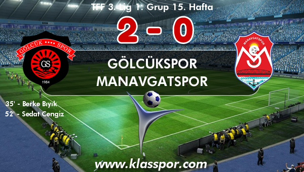 Gölcükspor 2 - Manavgatspor 0