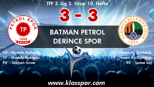 Batman Petrol 3 - Derince Spor 3