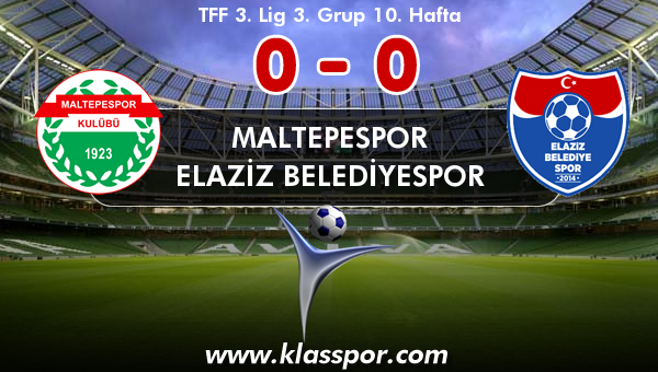 Maltepespor 0 - Elaziz Belediyespor 0