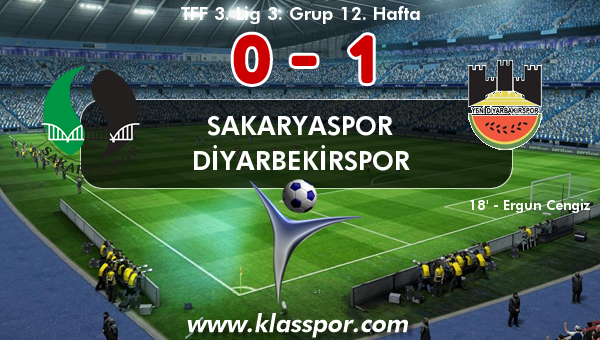 Sakaryaspor 0 - Diyarbekirspor 1