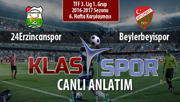 24Erzincanspor - Beylerbeyispor maç kadroları belli oldu...