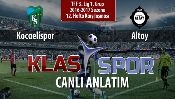 İşte Kocaelispor - Altay maçında ilk 11'ler