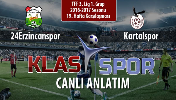 İşte Anagold 24Erzincanspor - Kartalspor maçında ilk 11'ler