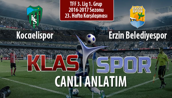 Kocaelispor - Erzin Belediyespor sahaya hangi kadro ile çıkıyor?