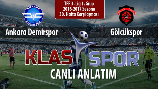 Ankara Demirspor - Gölcükspor sahaya hangi kadro ile çıkıyor?