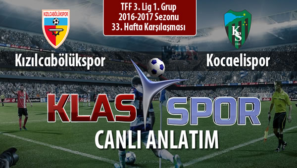 Kızılcabölükspor - Kocaelispor maç kadroları belli oldu...