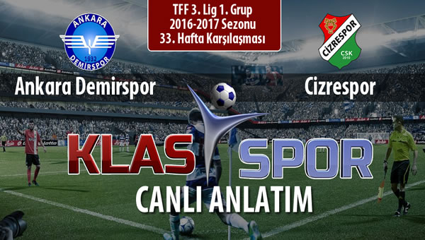 Ankara Demirspor - Cizrespor maç kadroları belli oldu...