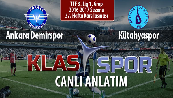 Ankara Demirspor - Kütahyaspor maç kadroları belli oldu...
