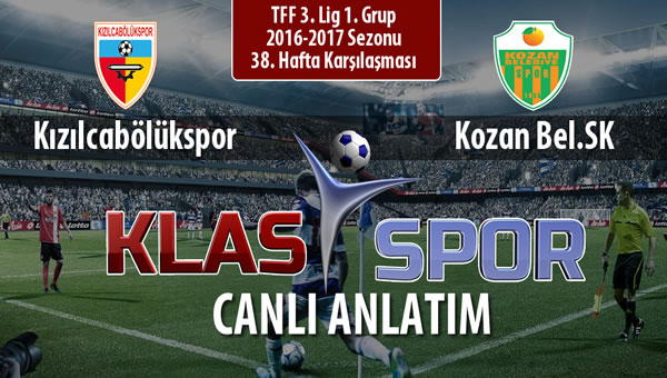 İşte Kızılcabölükspor - Kozan Bel.SK maçında ilk 11'ler