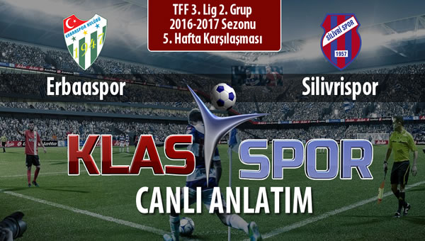 Erbaaspor - Silivrispor sahaya hangi kadro ile çıkıyor?