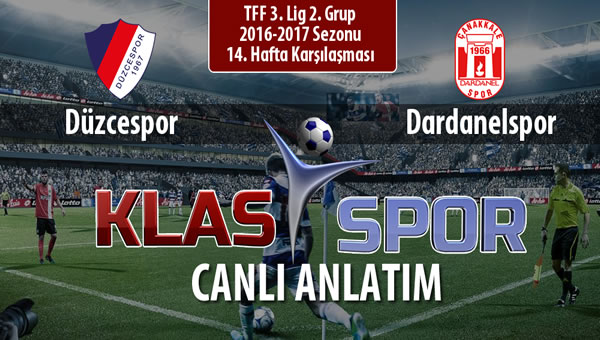 İşte Düzcespor - Dardanelspor maçında ilk 11'ler