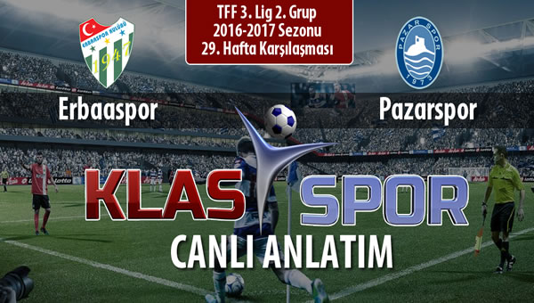 Erbaaspor - Pazarspor maç kadroları belli oldu...