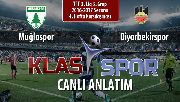 Muğlaspor - Diyarbekirspor maç kadroları belli oldu...