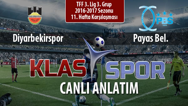 İşte Diyarbekirspor - Payas Bel. maçında ilk 11'ler