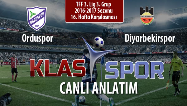 İşte Orduspor - Diyarbekirspor maçında ilk 11'ler