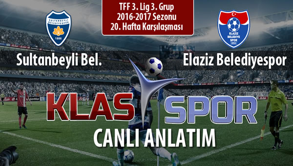 İşte Sultanbeyli Bel. - Elaziz Belediyespor maçında ilk 11'ler