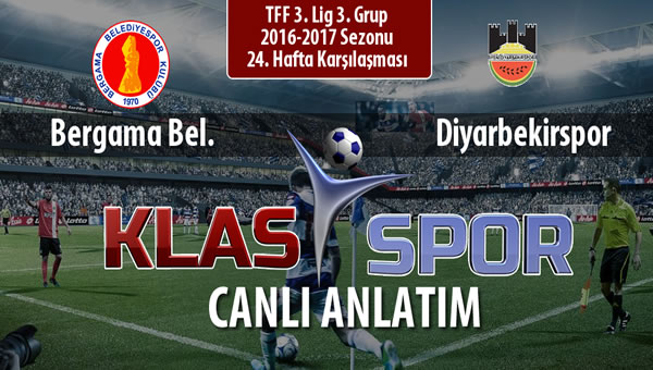 Bergama Bel. - Diyarbekirspor maç kadroları belli oldu...