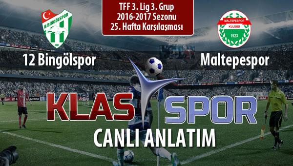 12 Bingölspor - Maltepespor maç kadroları belli oldu...