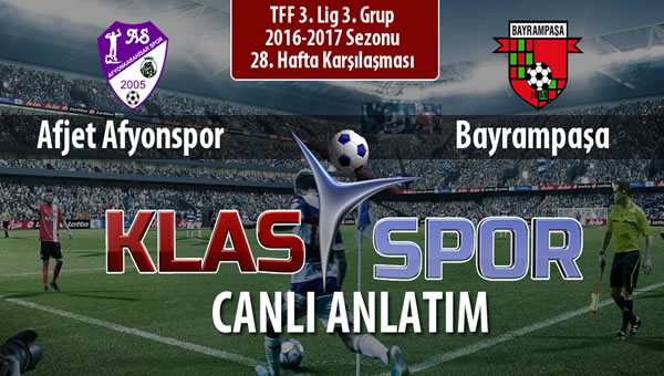 Afjet Afyonspor  - Bayrampaşa sahaya hangi kadro ile çıkıyor?