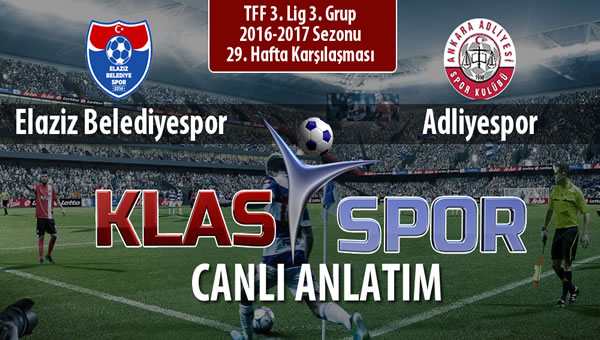 Elaziz Belediyespor - Adliyespor maç kadroları belli oldu...