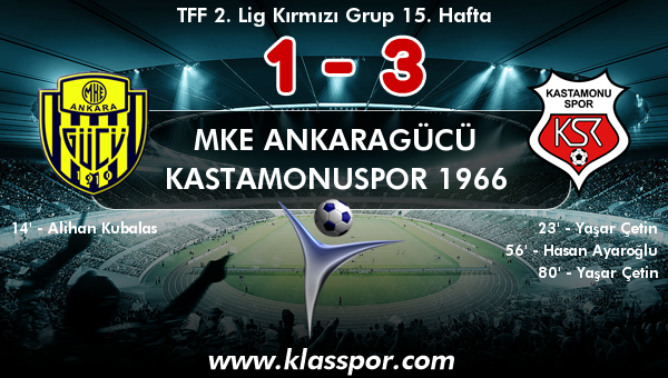 MKE Ankaragücü 1 - Kastamonuspor 1966 3