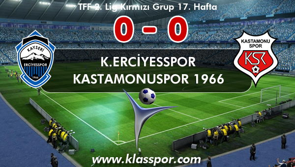 K.Erciyesspor 0 - Kastamonuspor 1966 0