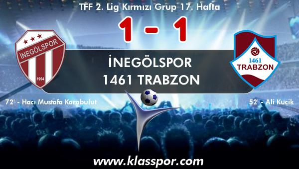 İnegölspor 1 - 1461 Trabzon 1