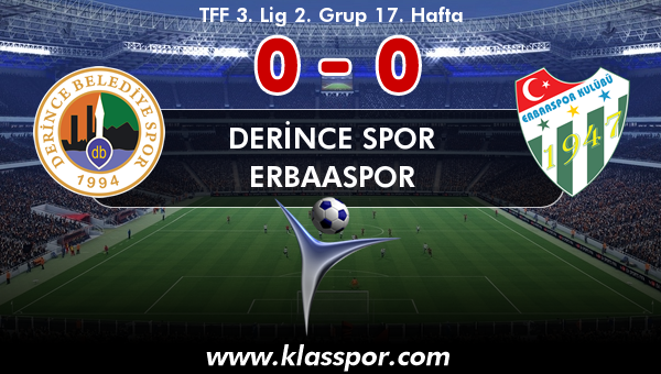 Derince Spor 0 - Erbaaspor 0