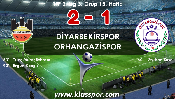 Diyarbekirspor 2 - Orhangazispor 1