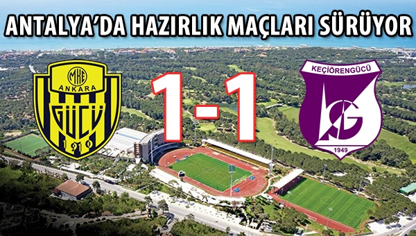 Ankaragücü, Keçiörengücü ile yenişemedi